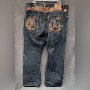 Coogi Jeans Men’s baggy embroidered embellished Y2k Size 44